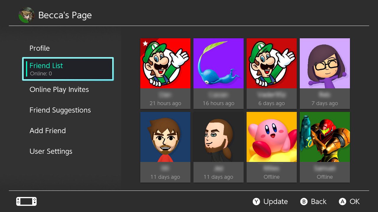 Comment afficher les heures de jeu de vos amis sur Nintendo Switch