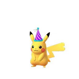 Pokemon Go 025 Pikachu Party female