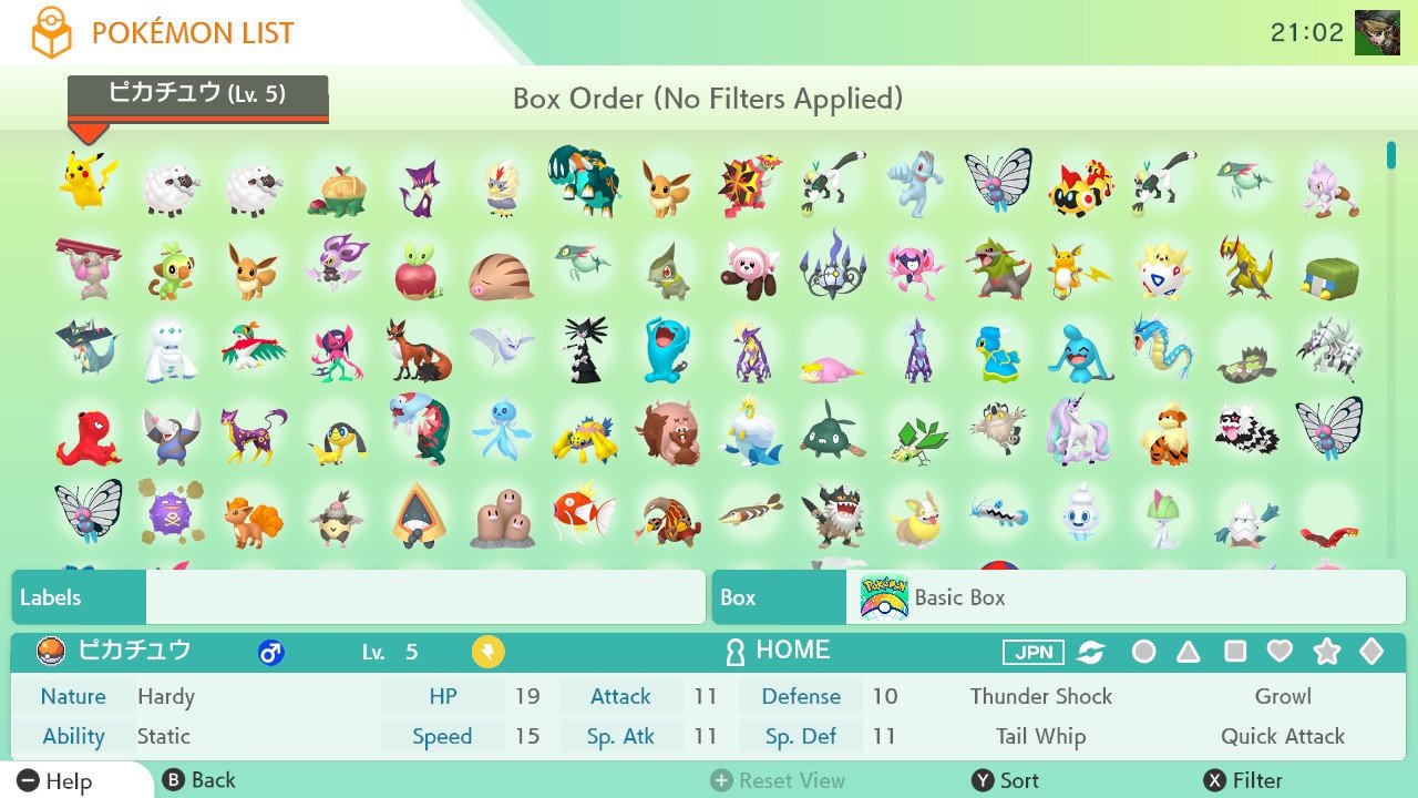 Here's how to transfer into Pokémon HOME from any compatible Switch game