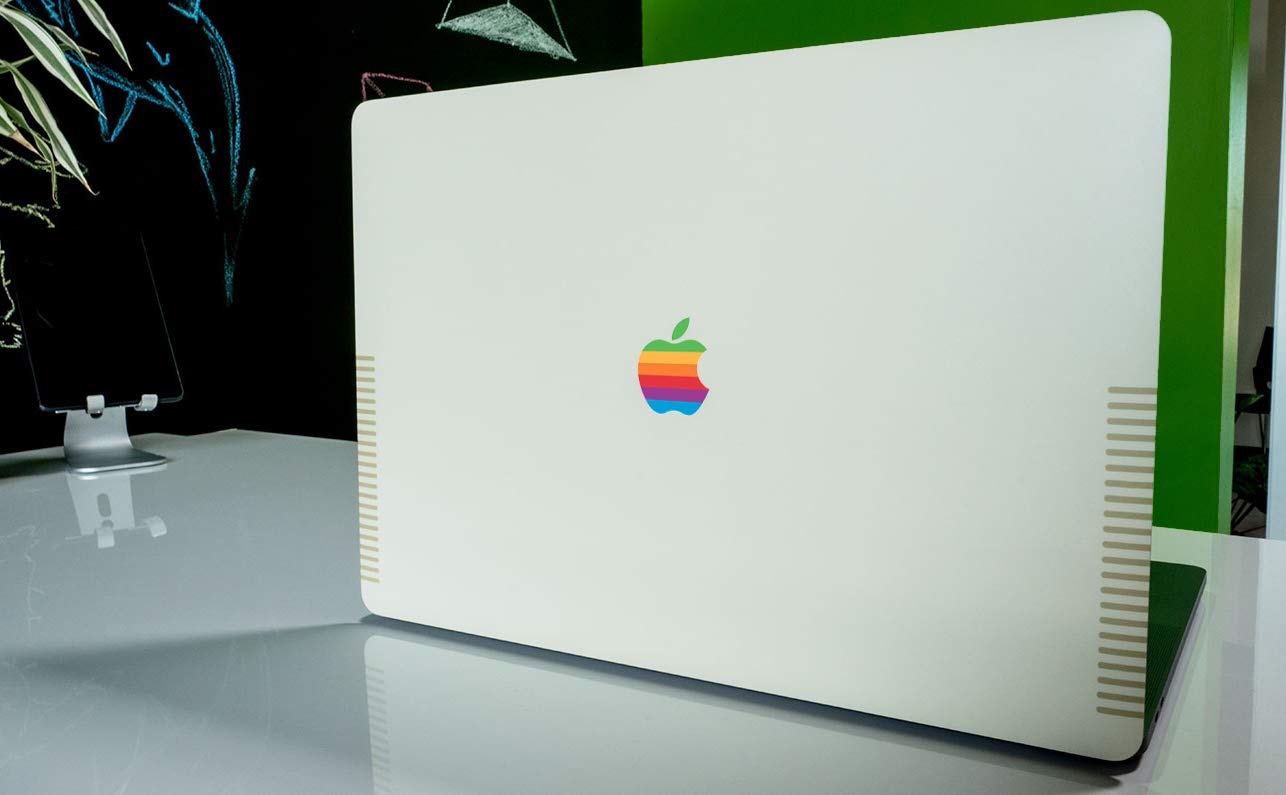 Retro Apple Logo Macbook Lifestyle
