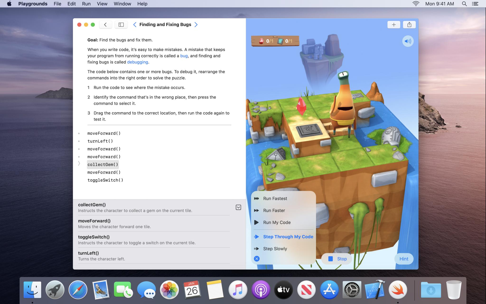 Swift Playgrounds Catalyst Screenshot
