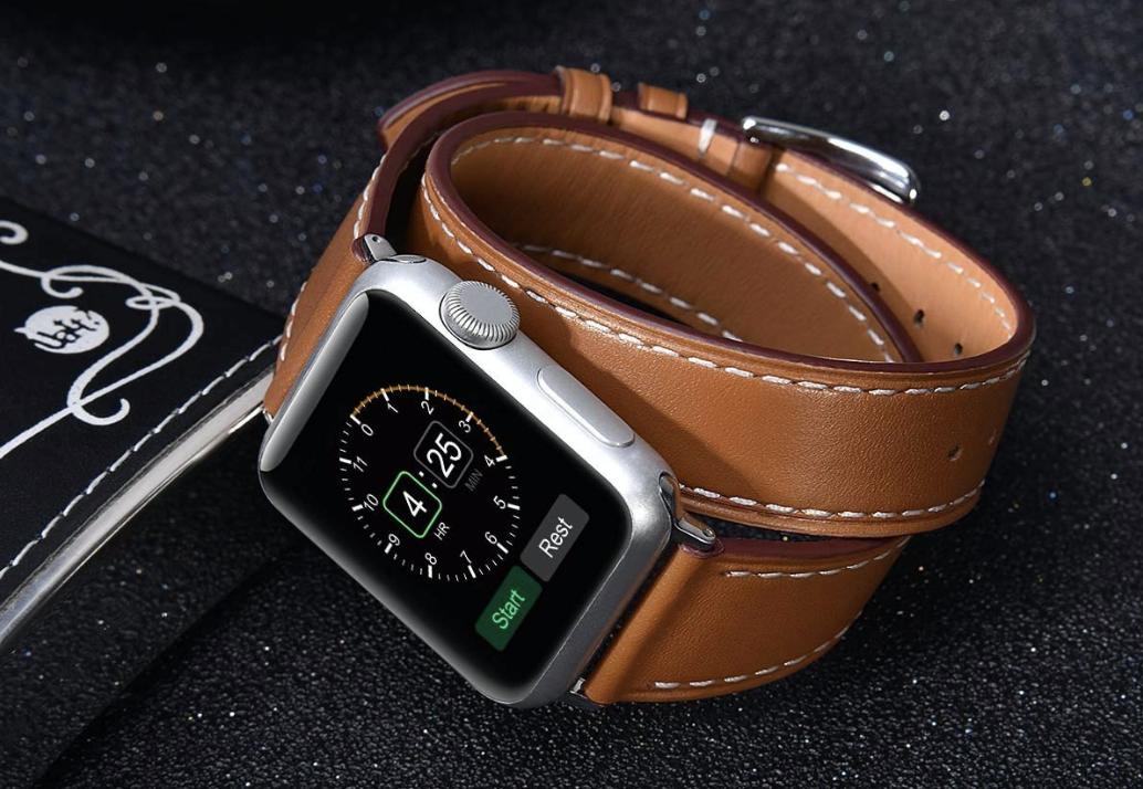 hermes double strap apple watch