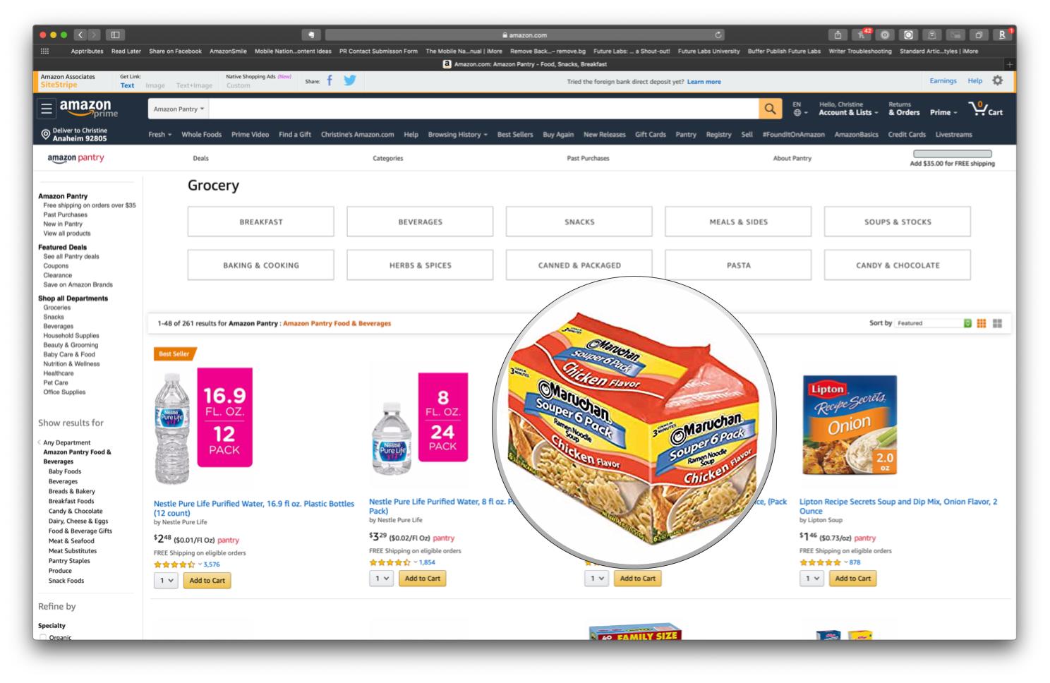 Amazon Prime Pantry Item Select