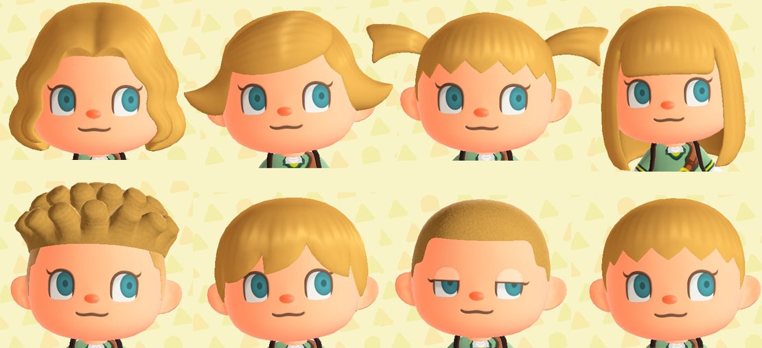 Animal Crossing Hairstyles Original