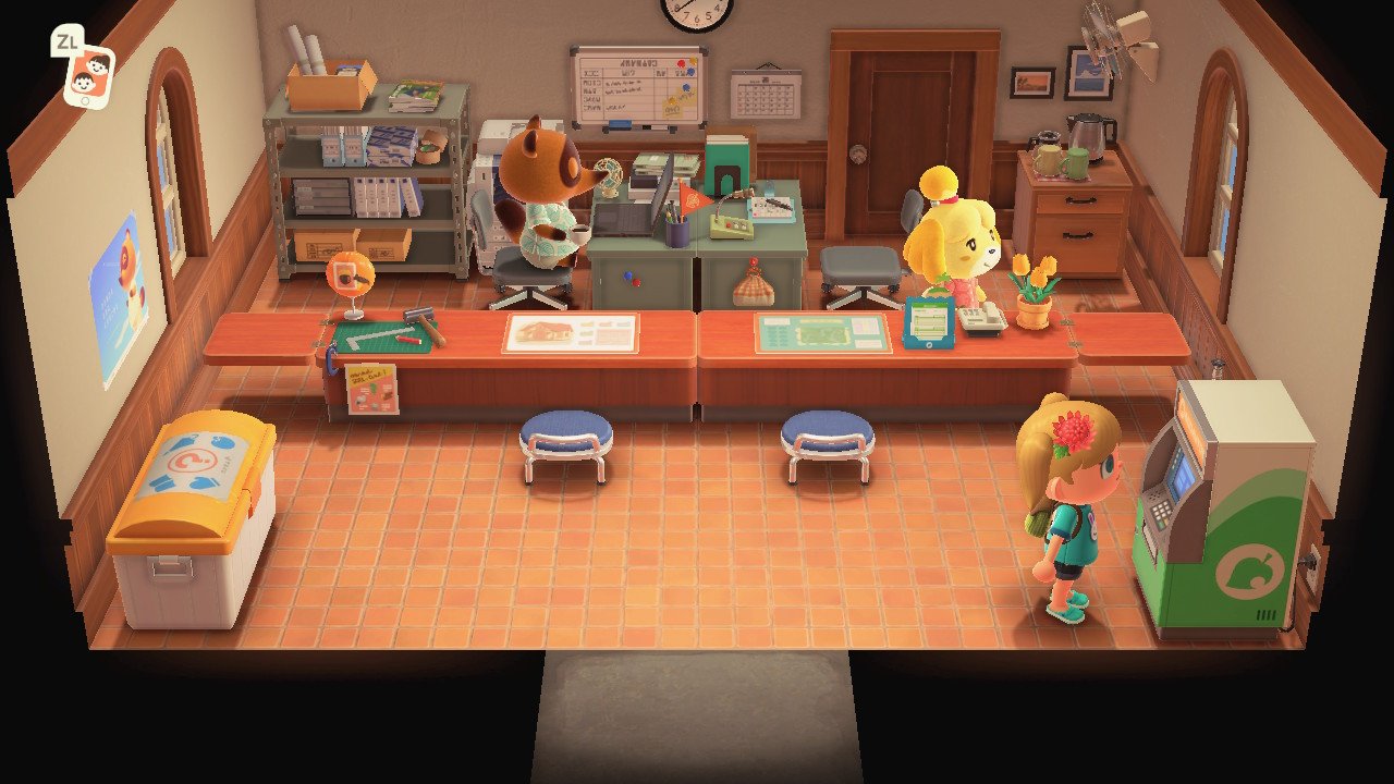 Animal Crossing New Horizons How To Use Amiibo: Go to Resident Services and interact with the kiosk