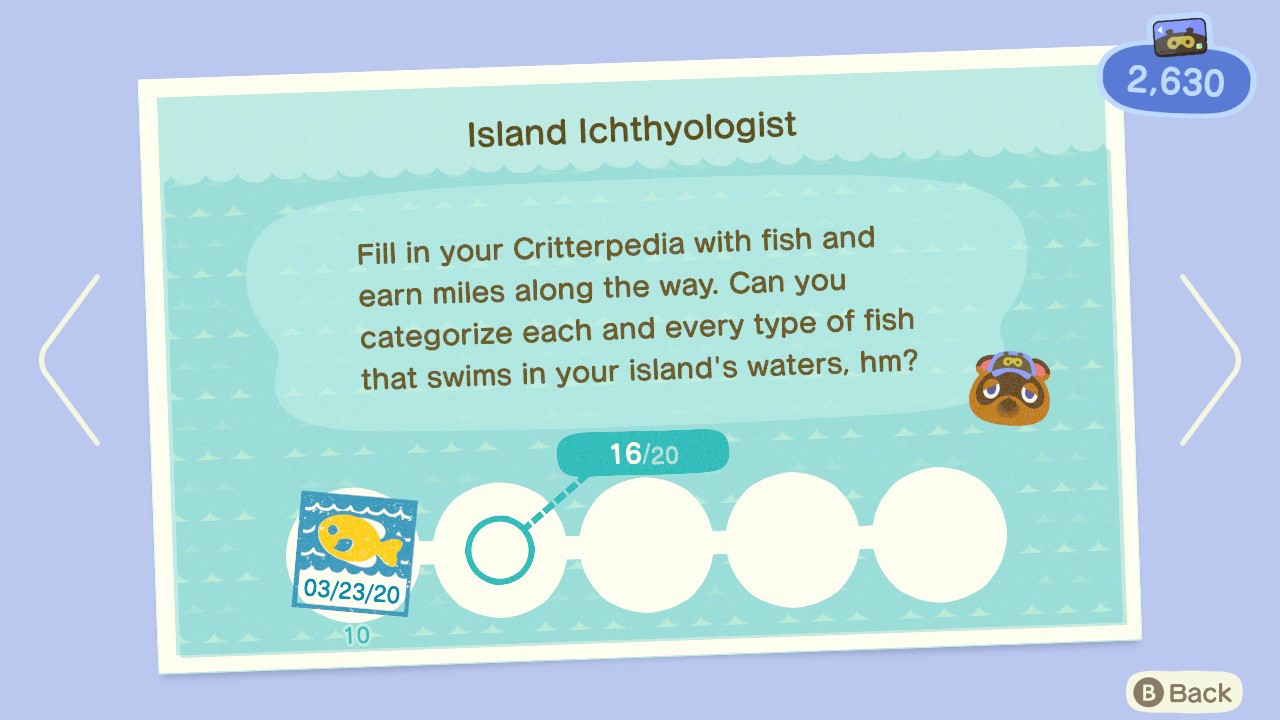 Animal Crossing New Horizons Adası İhtiyolog