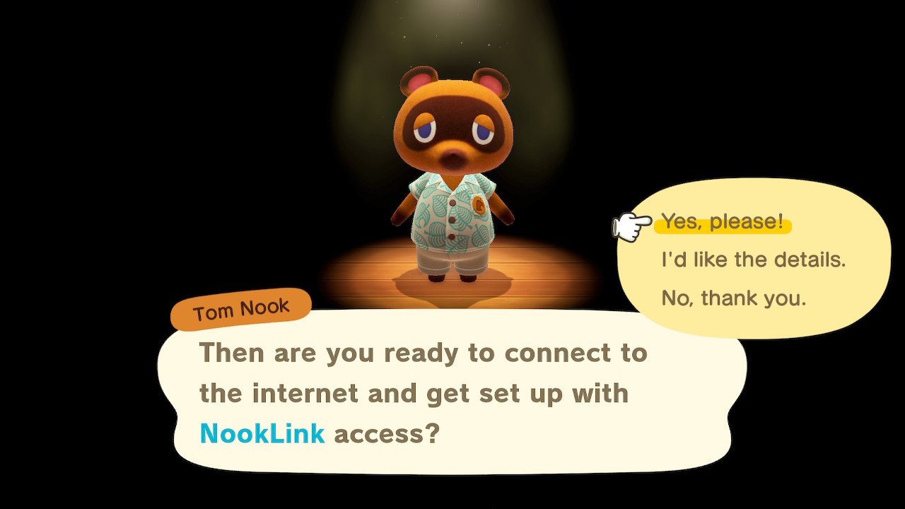 Animal Crossing New Horizons Linking Nooklink