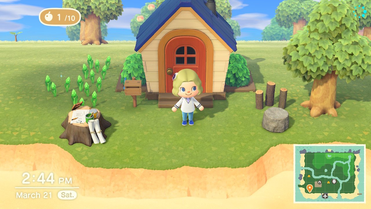 Animal Crossing New Horizons, новый дом