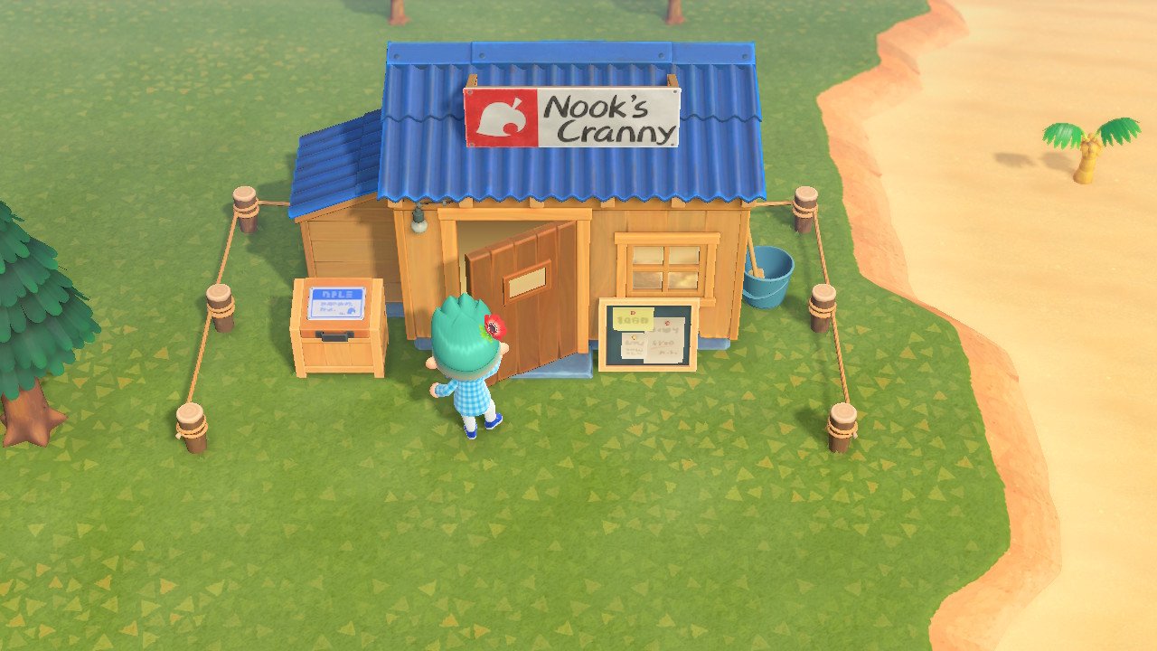 Animal Crossing New Horizons Nooks Cranny Outside