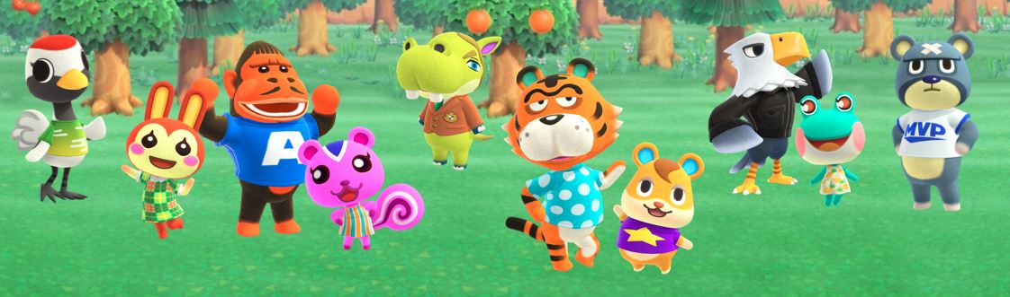 Various Animal Crossing New Horizons Switch villagers Characters
