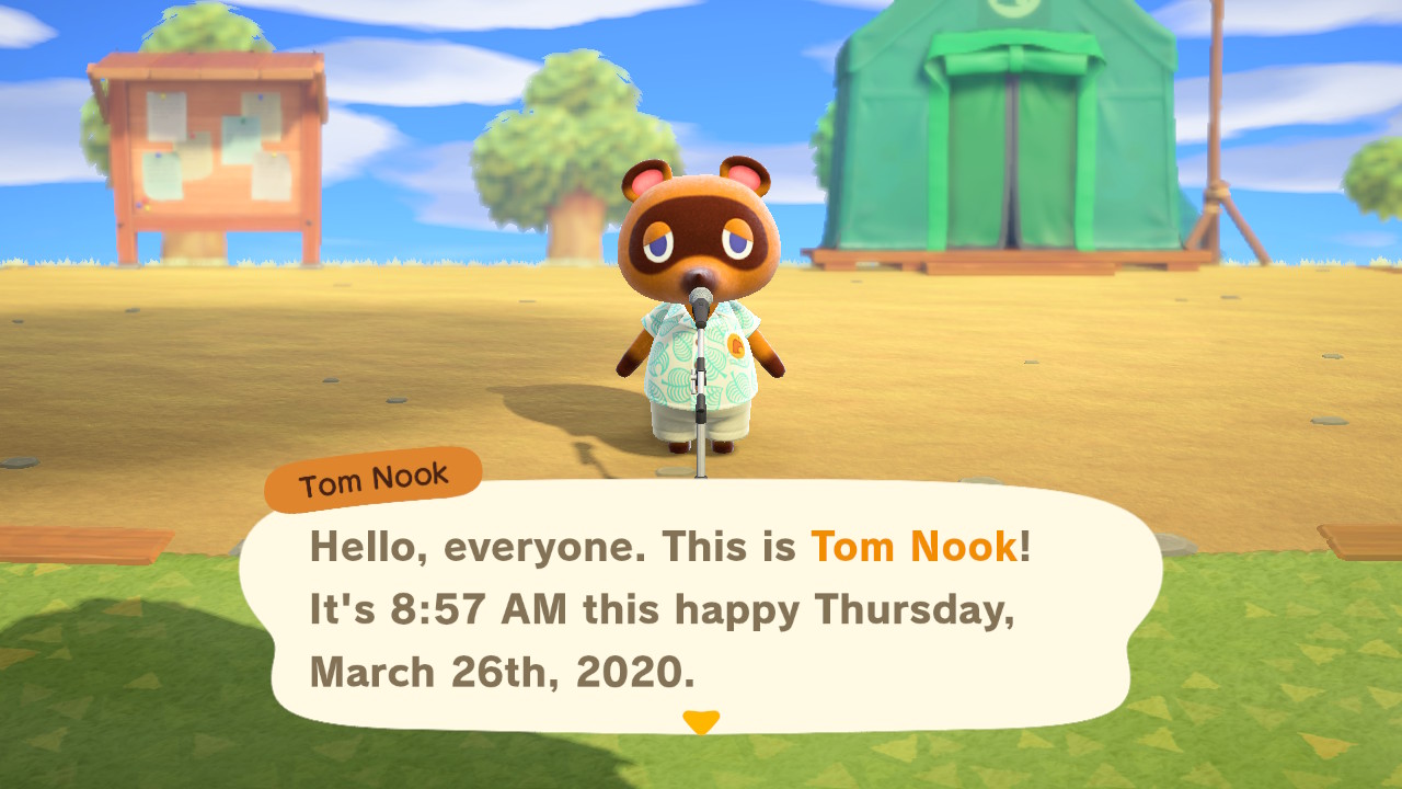 Animal Crossing New Horizons Time Travel