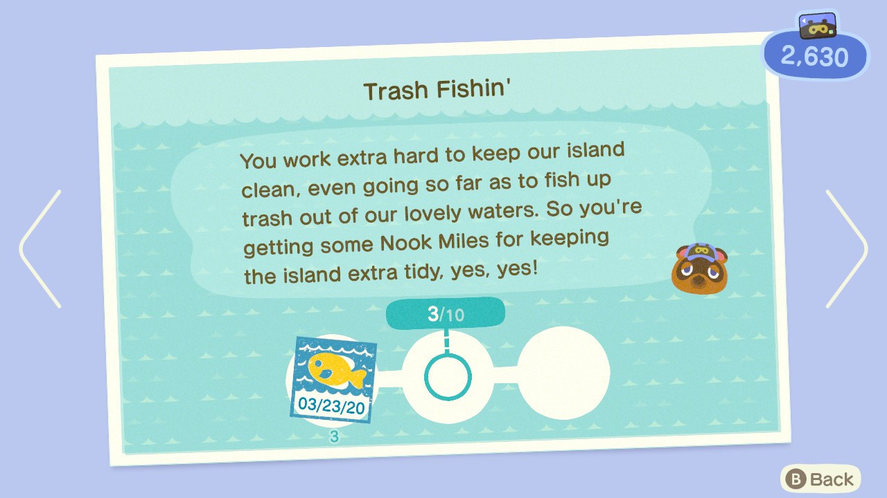Animal Crossing New Horizons Trash Fishin