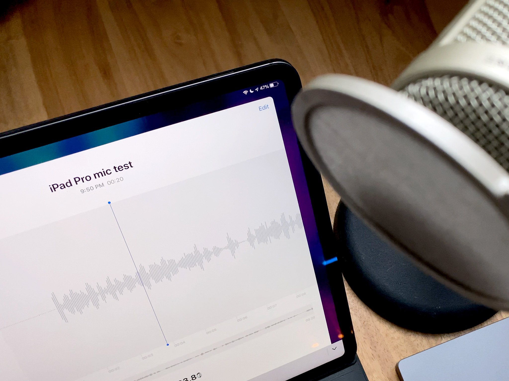 iPad Pro 2020 Mic Recording Hero