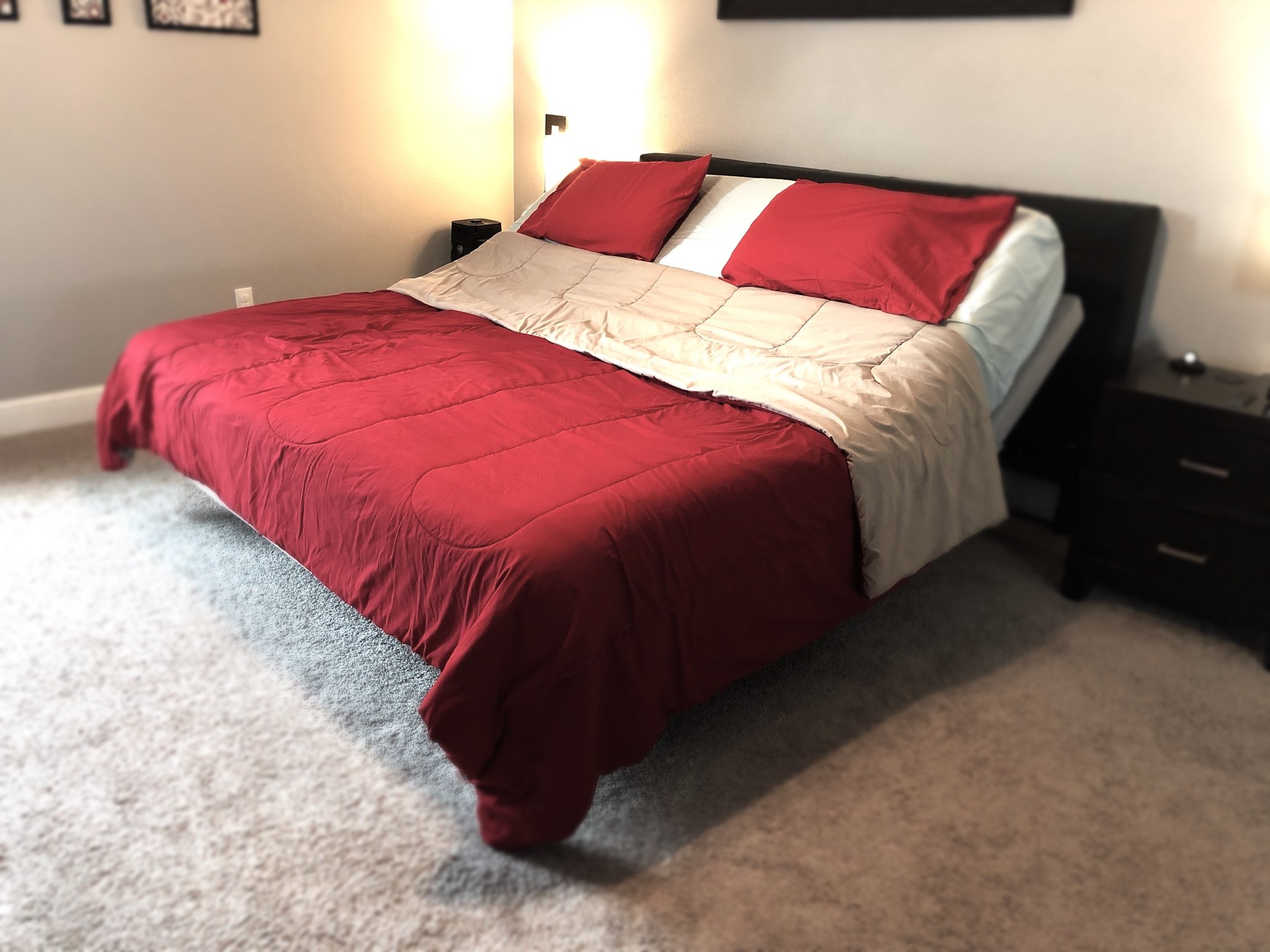 Malouf M555 Adjustable Bed Base Review, How To Put A Headboard On An Adjustable Base