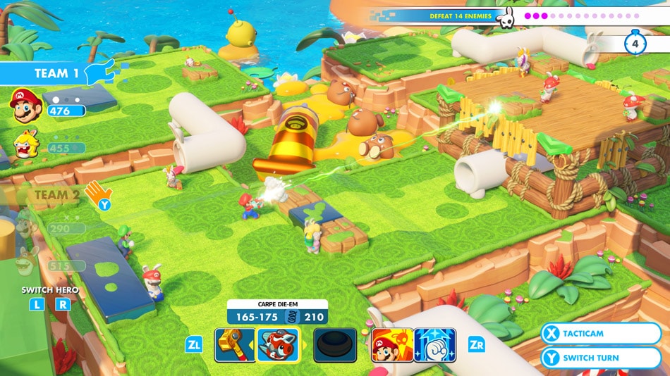 Bataille du Royaume des Lapins Crétins de Mario