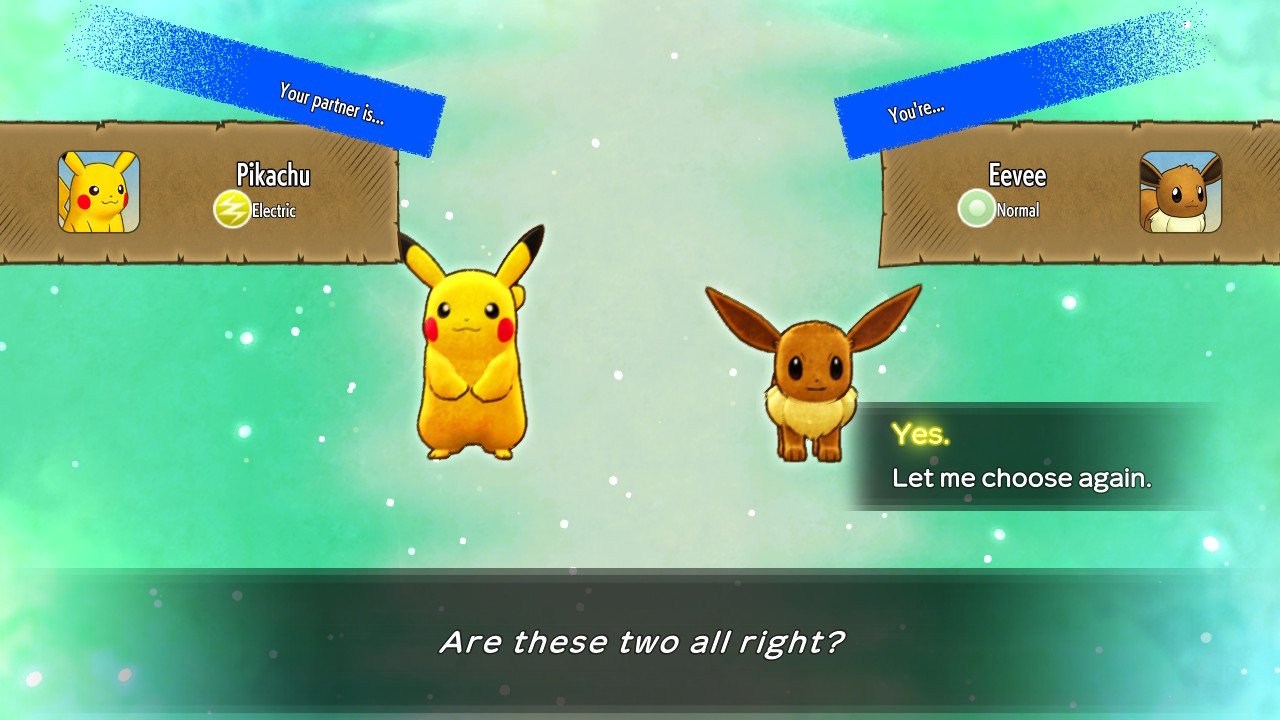 Pokemon Mystery Dungeon Player Персонаж Партнер Повторный выбор