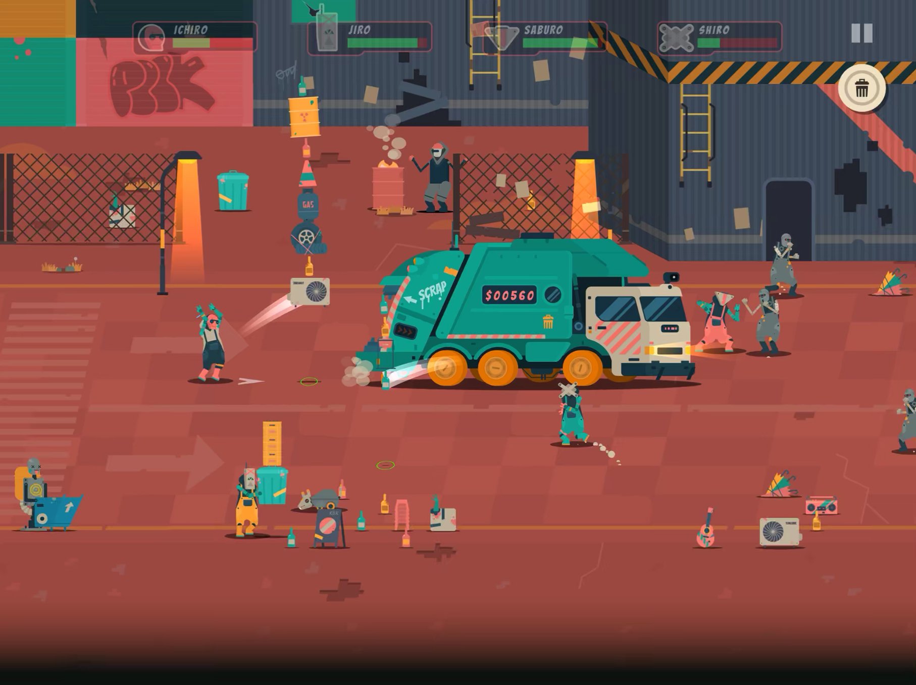 Clean up the streets in 'Scrappers', the newest game on Apple Arcade