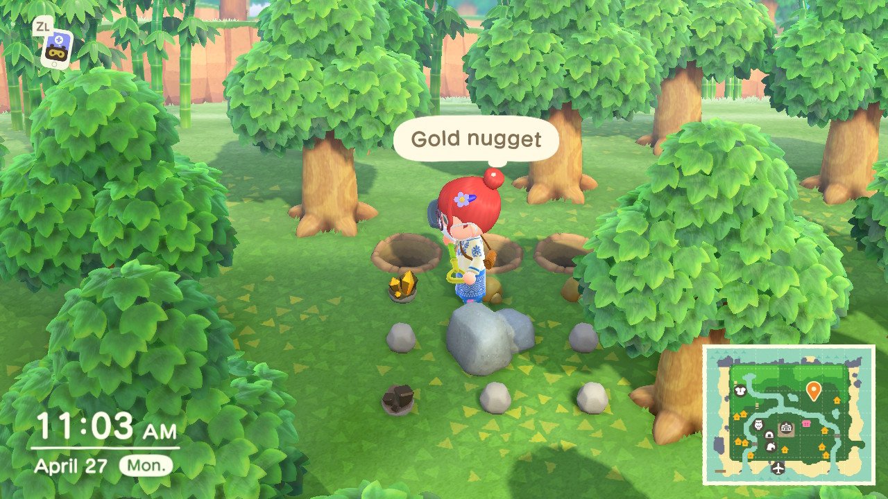 Animal Crossing New Horizons Gold Nugget