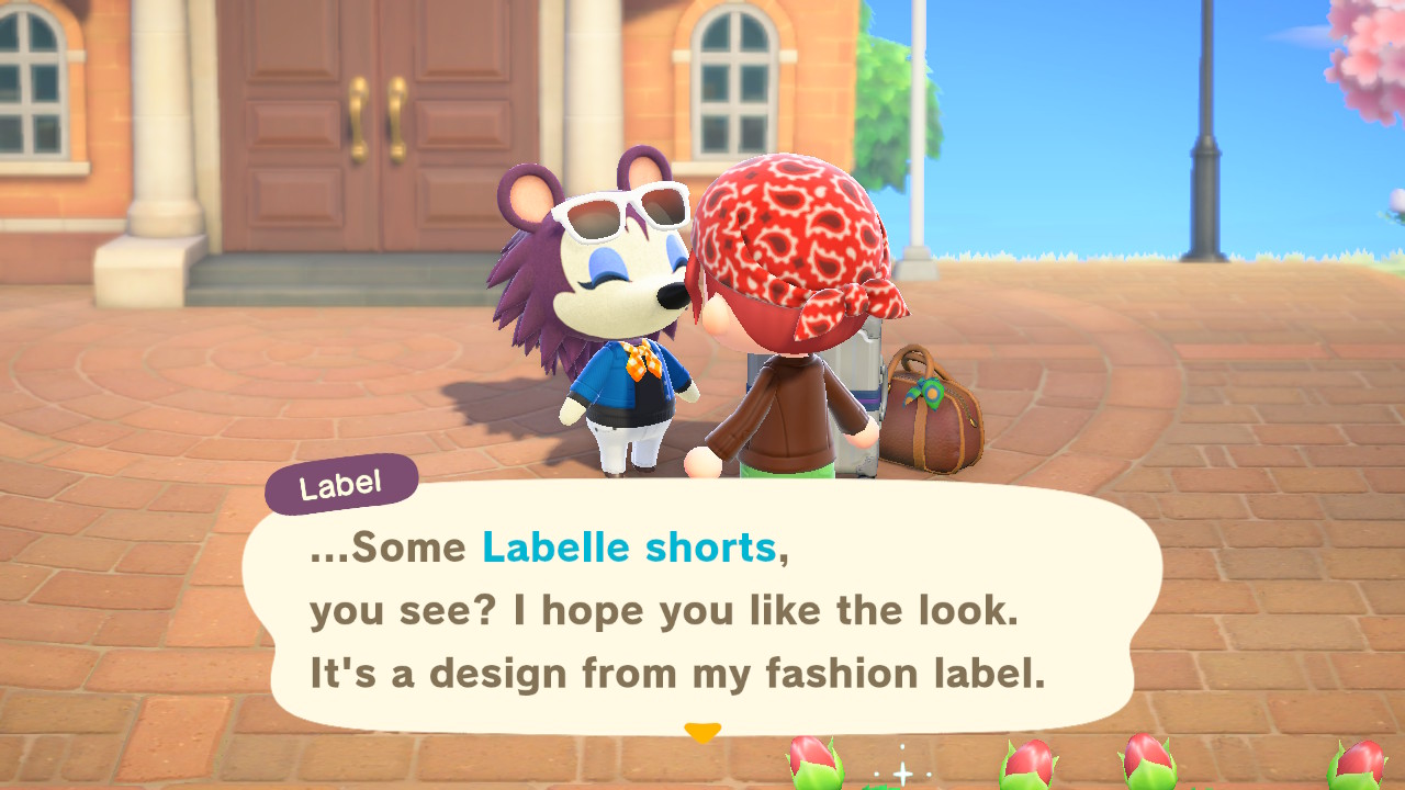 Animal Crossing New Horizons Label Labelle Shorts