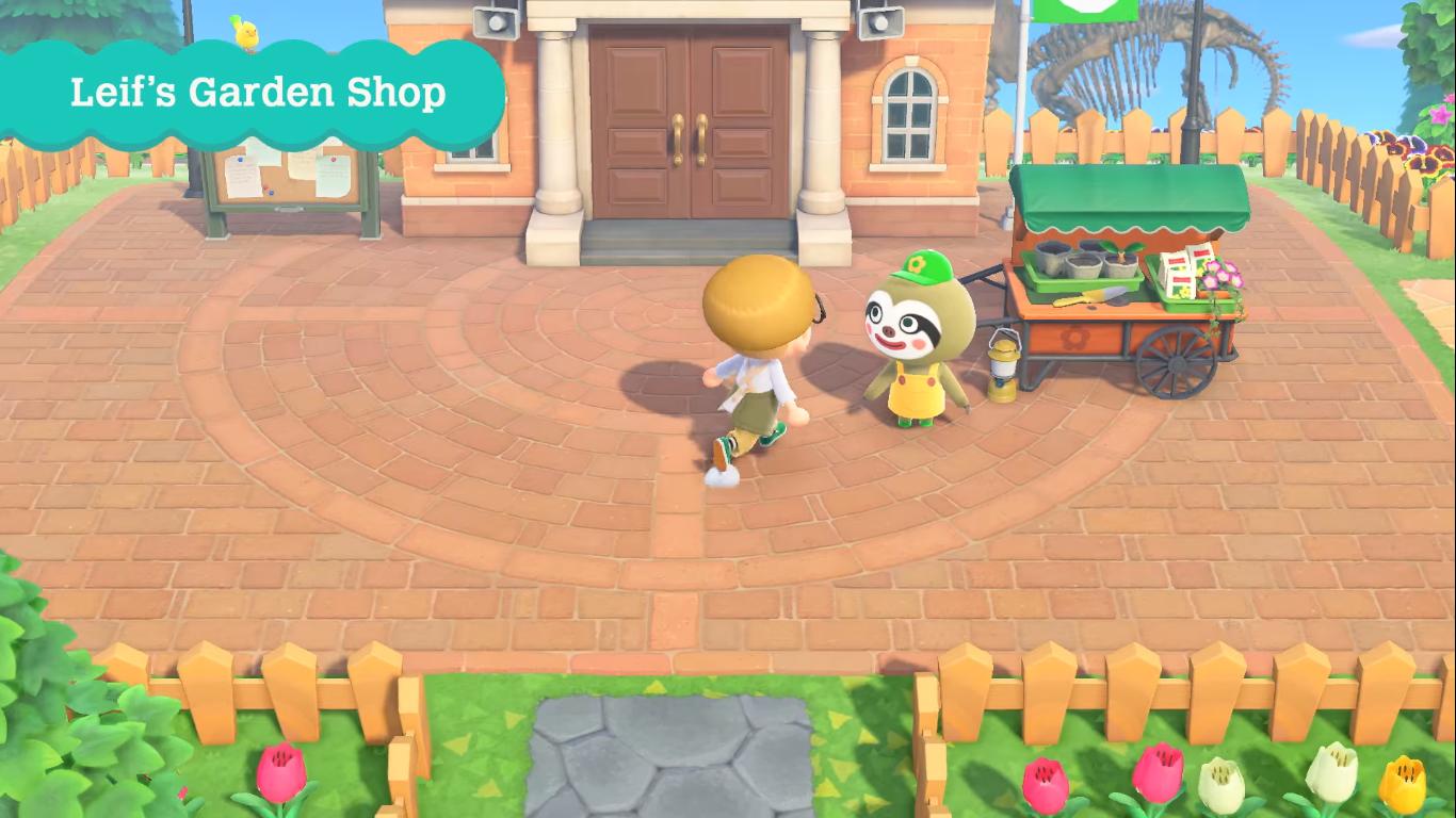 Animal Crossing New Horizons Leif Garden Shop