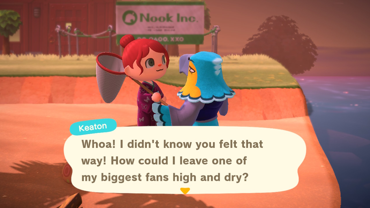 Animal Crossing New Horizons Personalities Smug Keaton