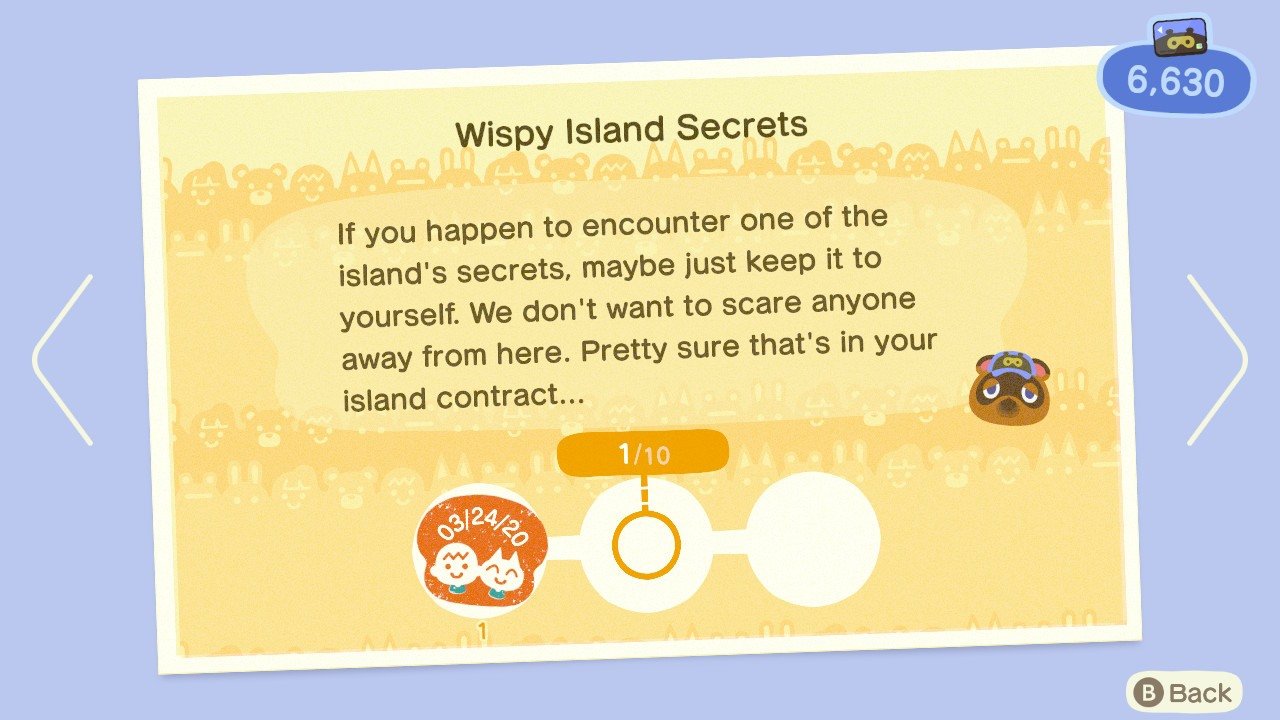 Animal Crossing New Horizons: секреты острова Виспи