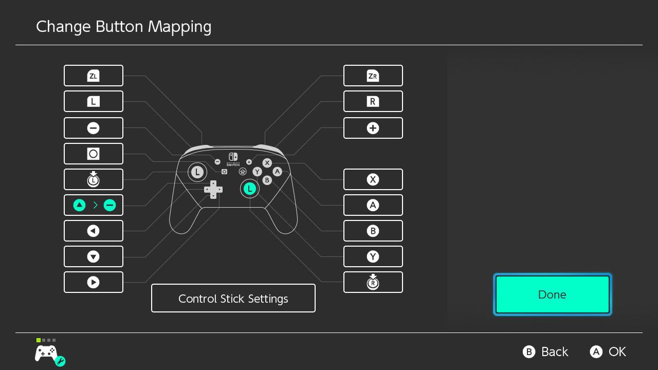 How to remap Switch controller buttons step 12: select Done when you're done making changes