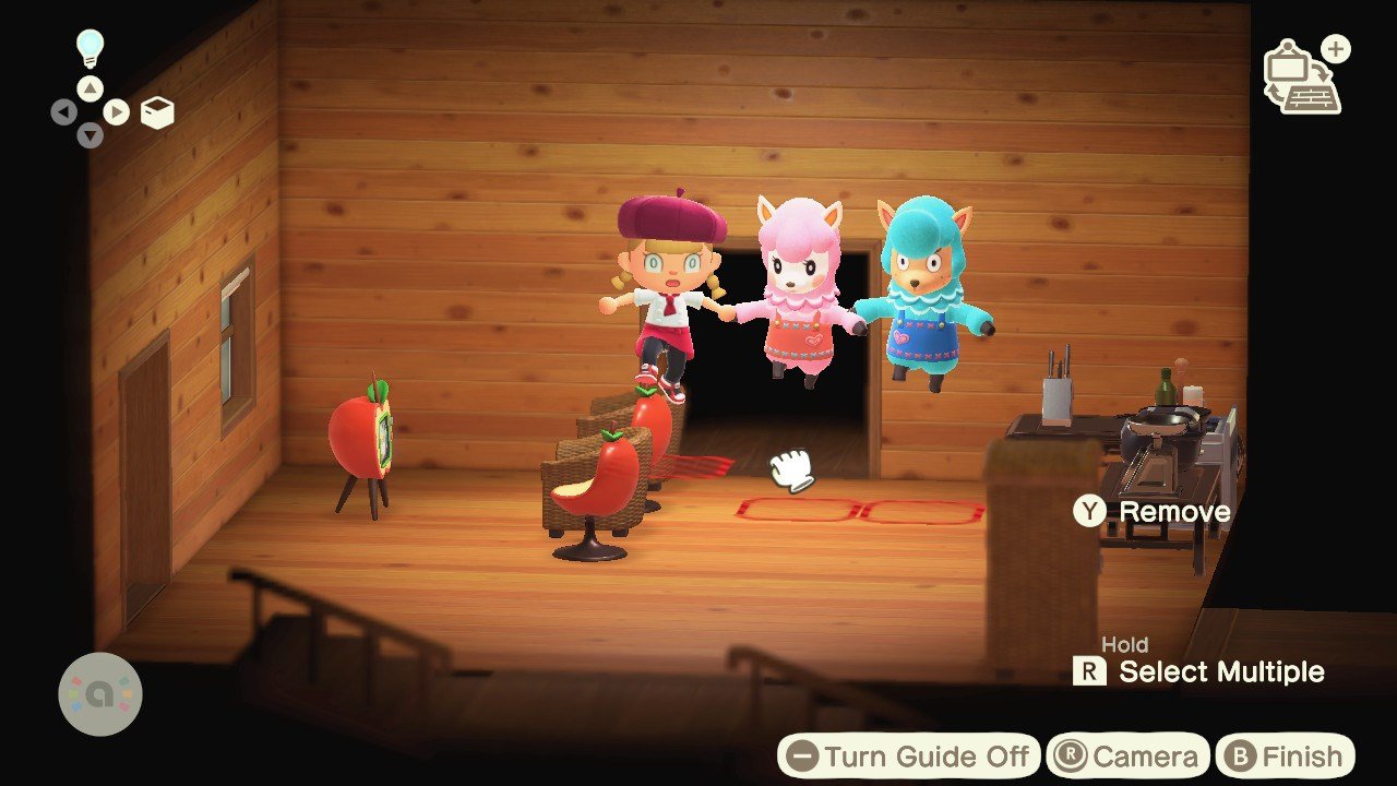 Acnh How To Use Amiibo: Villagers will lift into the air when you select them