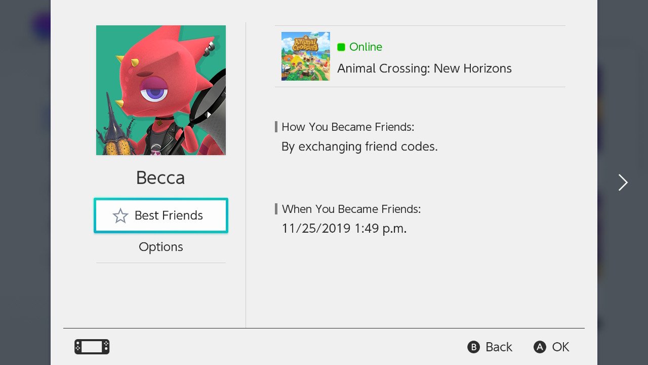 Animal Crossing New Horizons Hours Becca