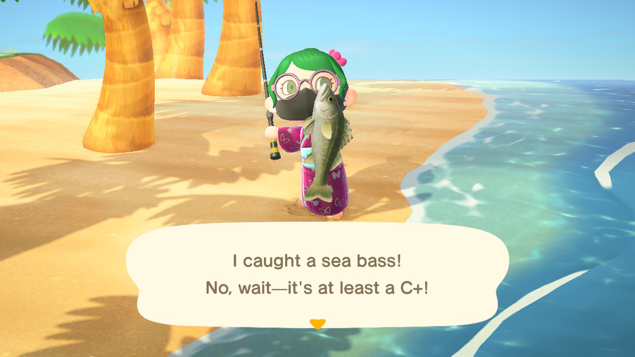 Animal Crossing New Horizons Sea Bass