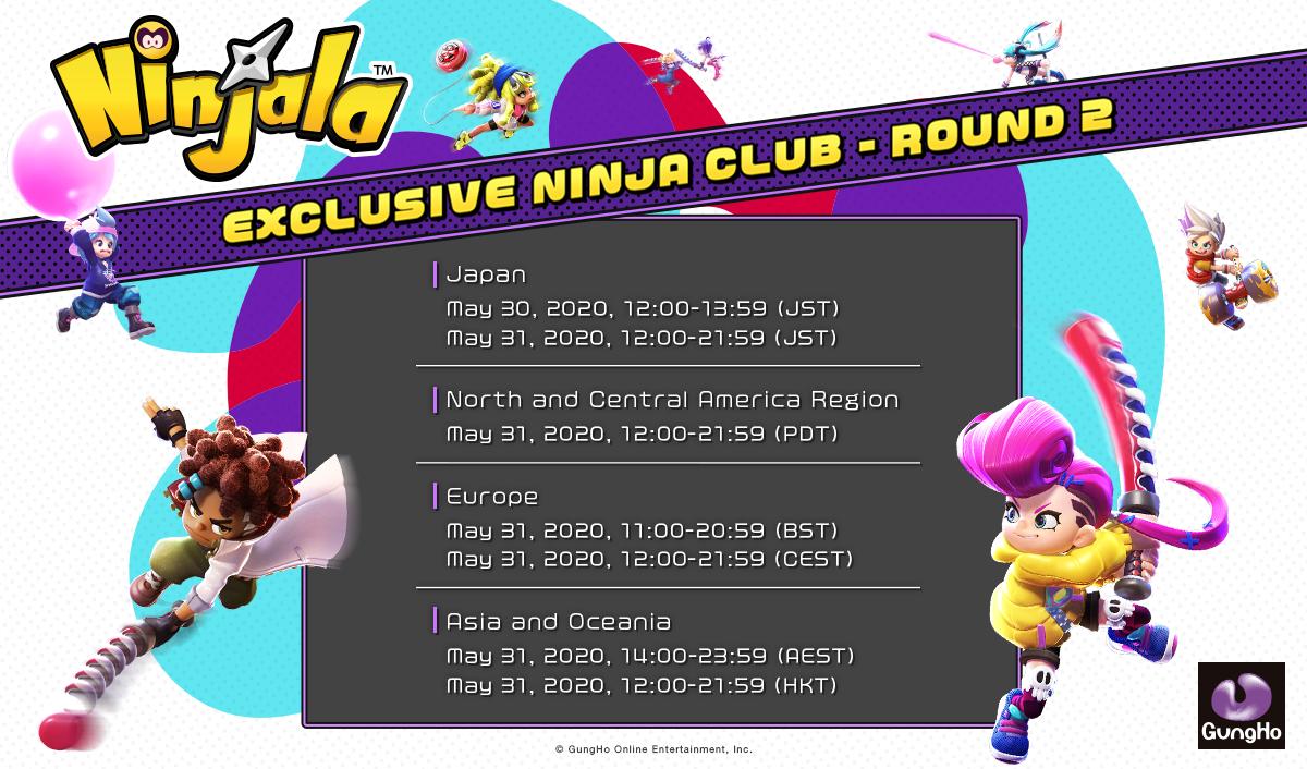 Ninjala Exclusive Ninja Club Round