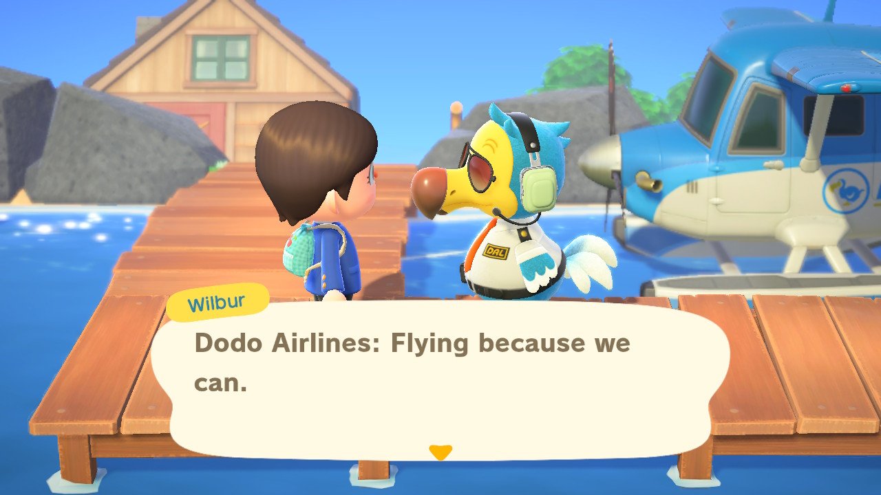 Animal Crossing New Horizons Dodo Airlines Fly Because We Can