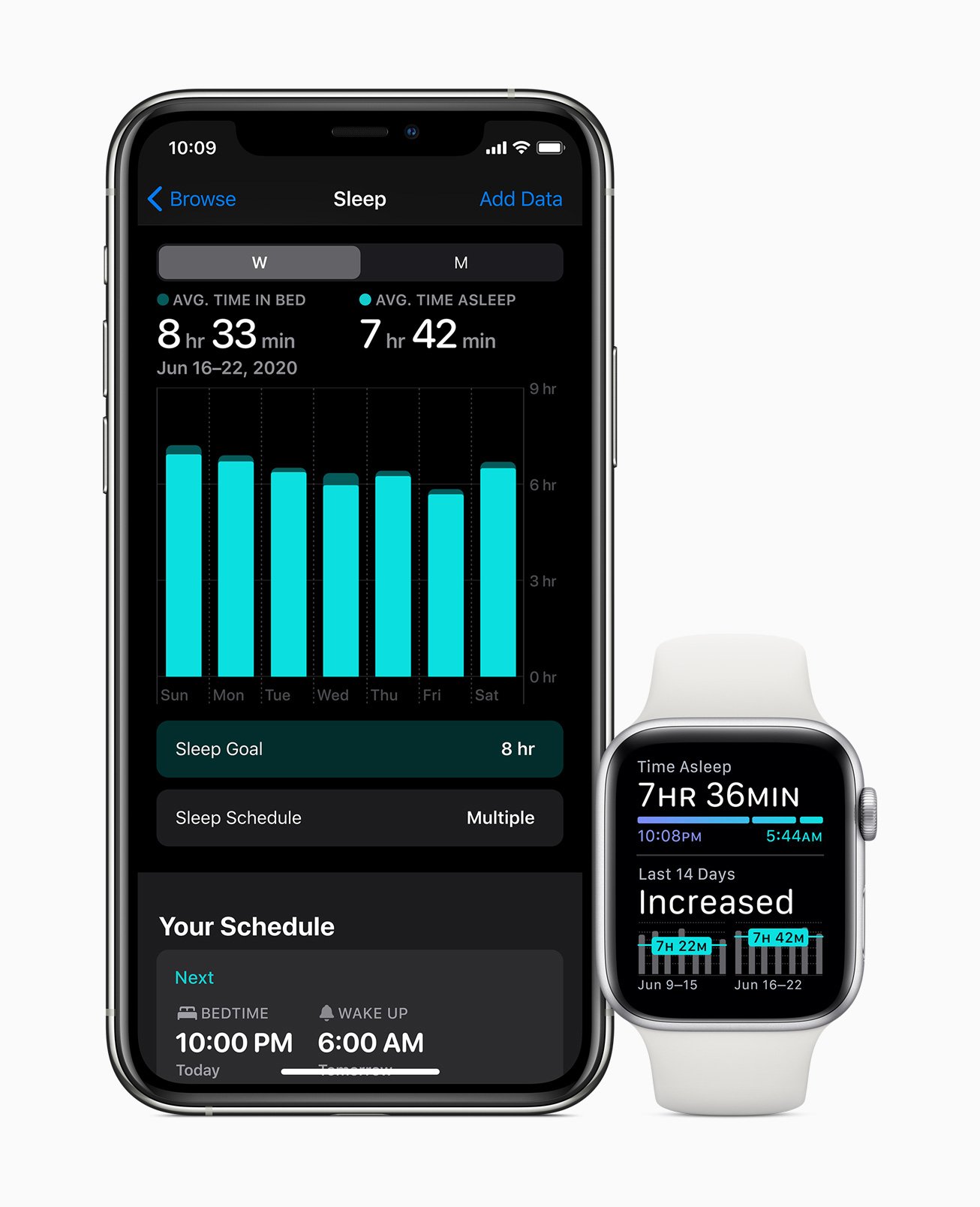Apple Watch watchOS 7 Sleep Health App