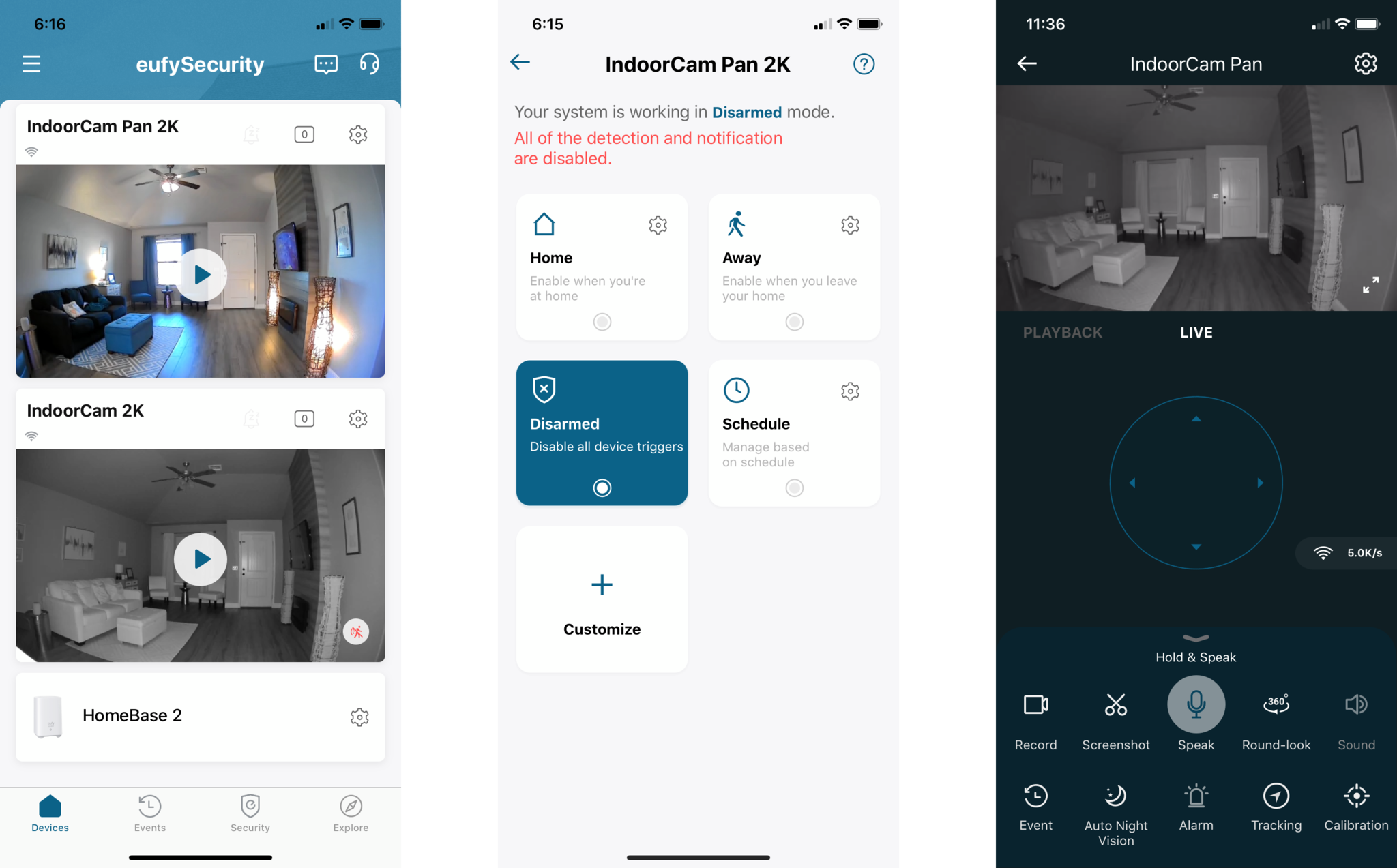 Eufy Indoor Cam Pan 2k Review App Controls