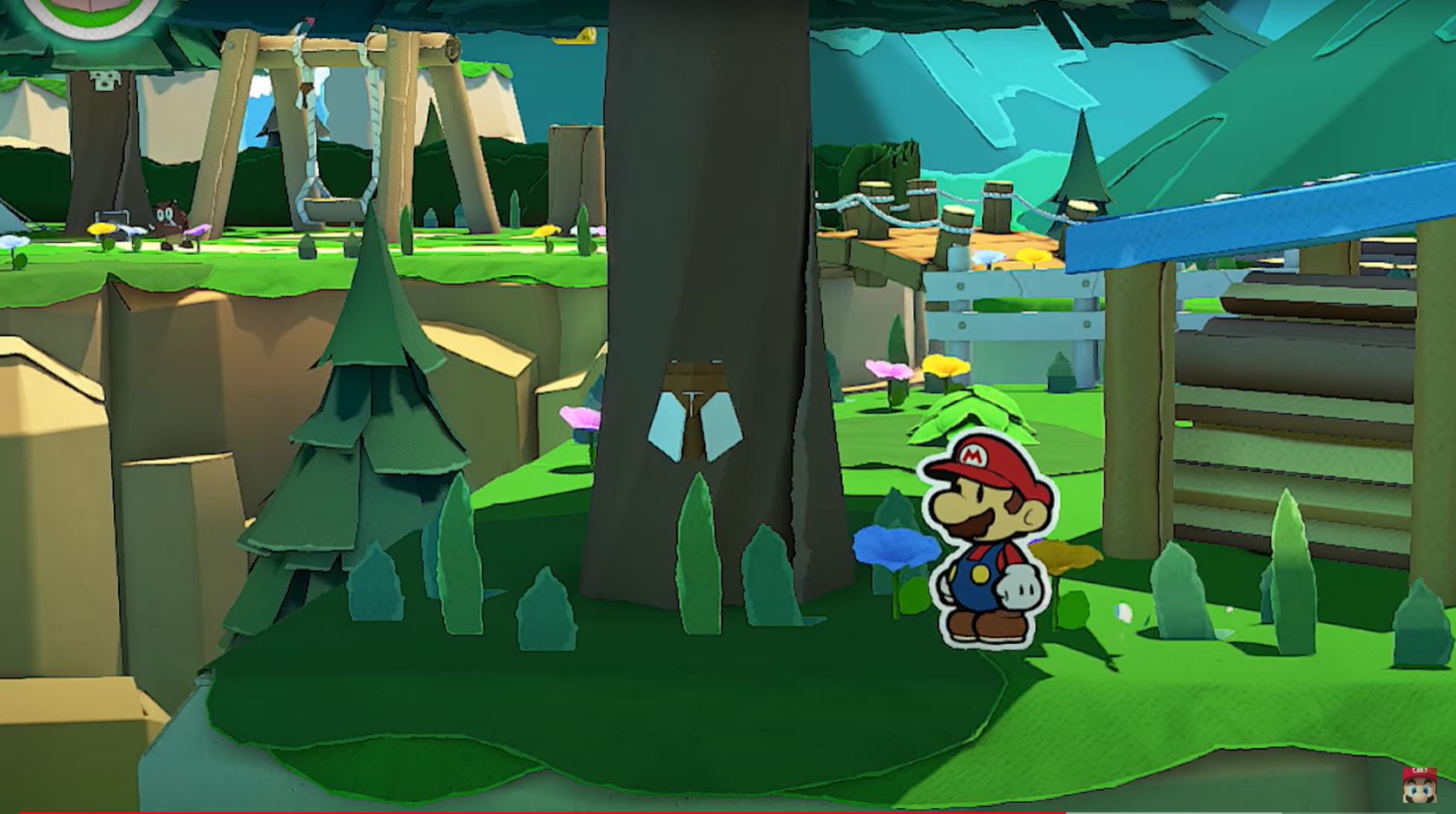 Paper Mario Origami King Folded Toad