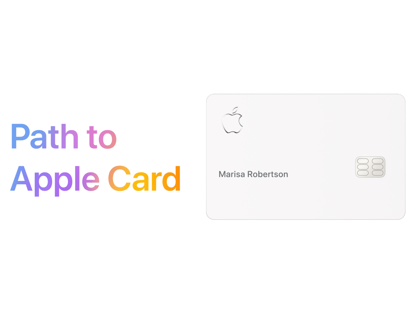 Path To Apple Card