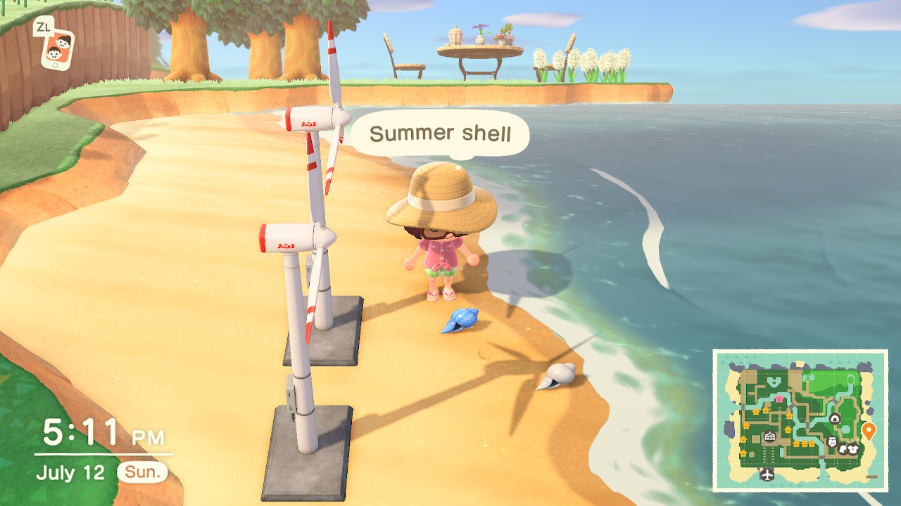 Animal Crossing Summer Shells