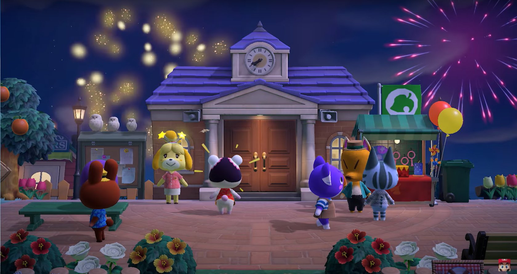 Animal Crossing Fireworks