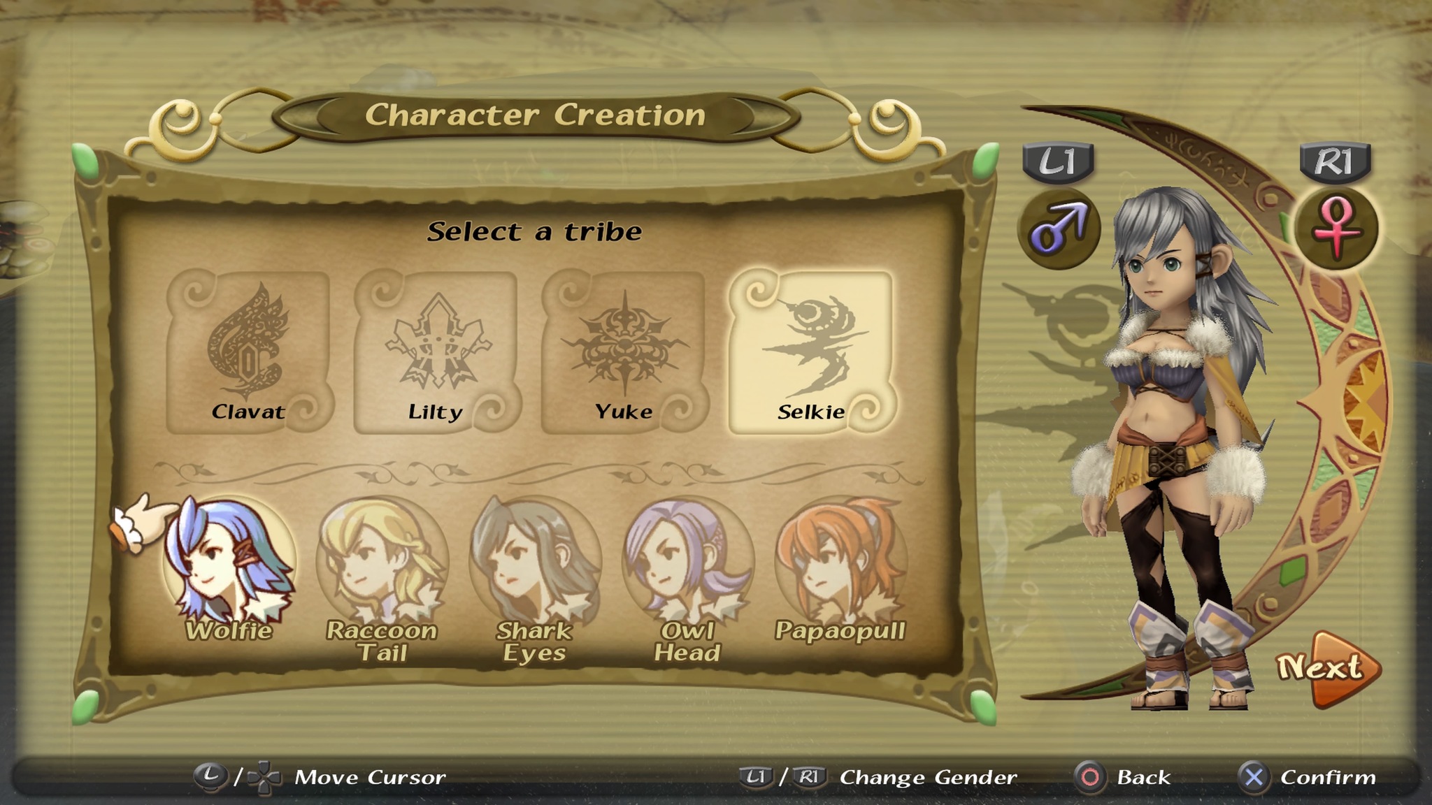 Final Fantasy Crystal Chronicles Remastered Edition Screenshot character building