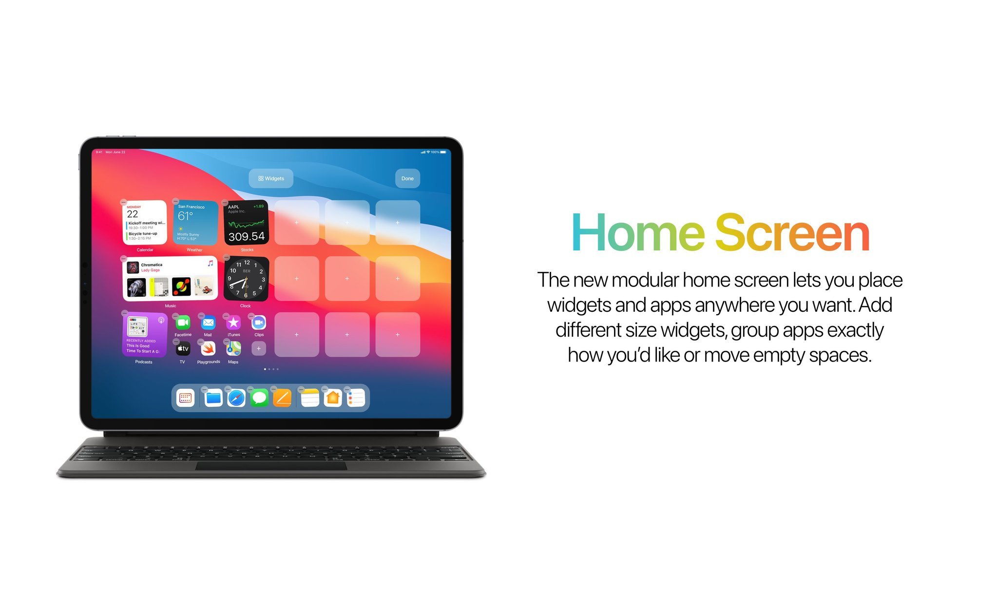 iPadOS 15 Concept Widget Image