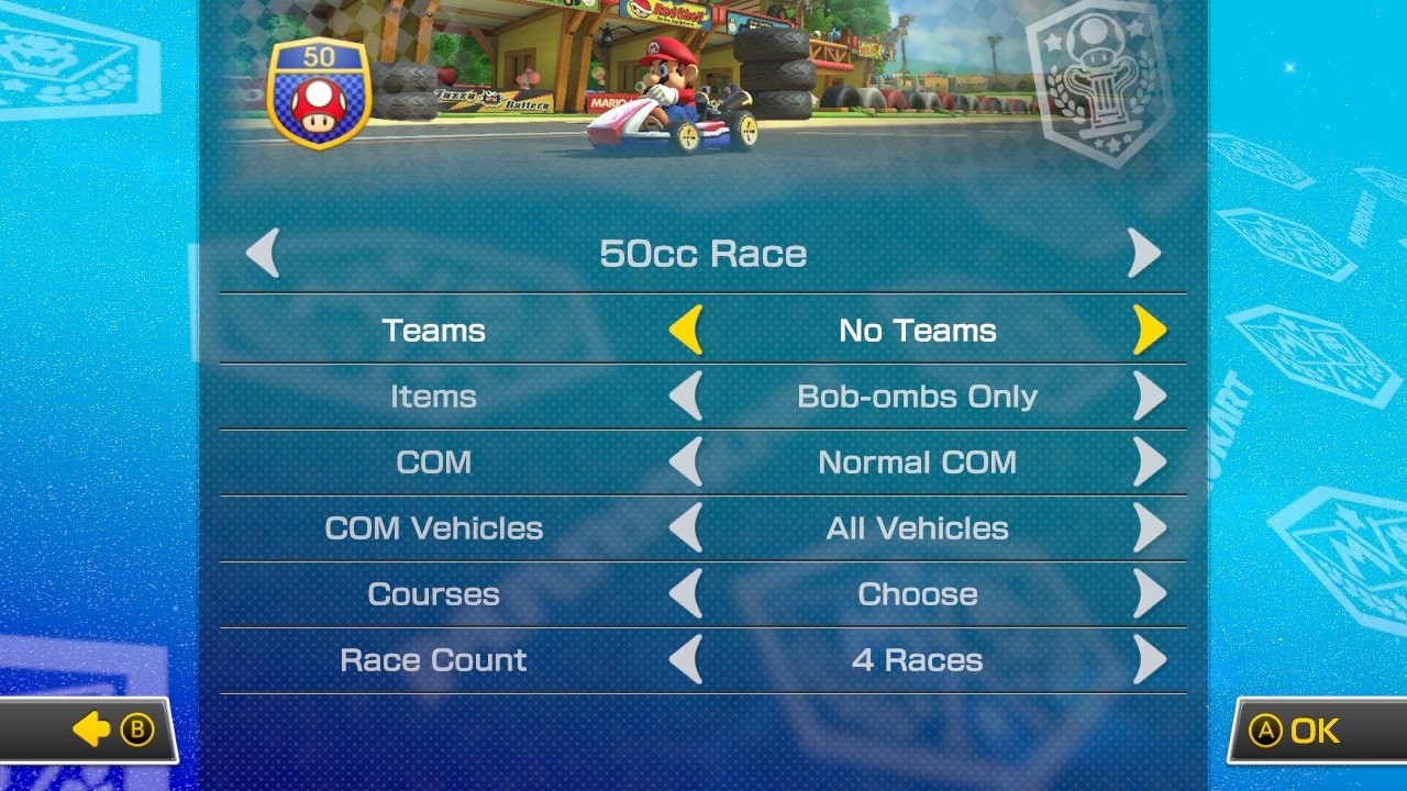 Mario Kart 8 Deluxe Vs Race