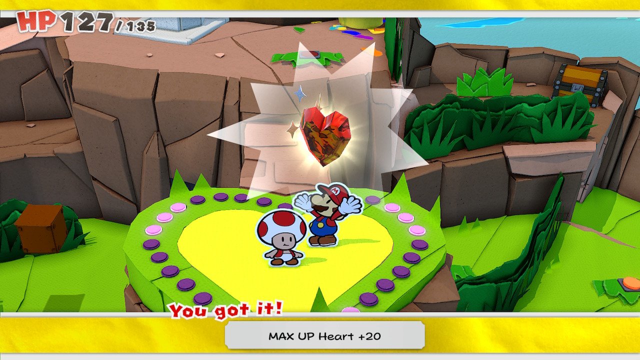 Paper Mario All Toads Heart Island