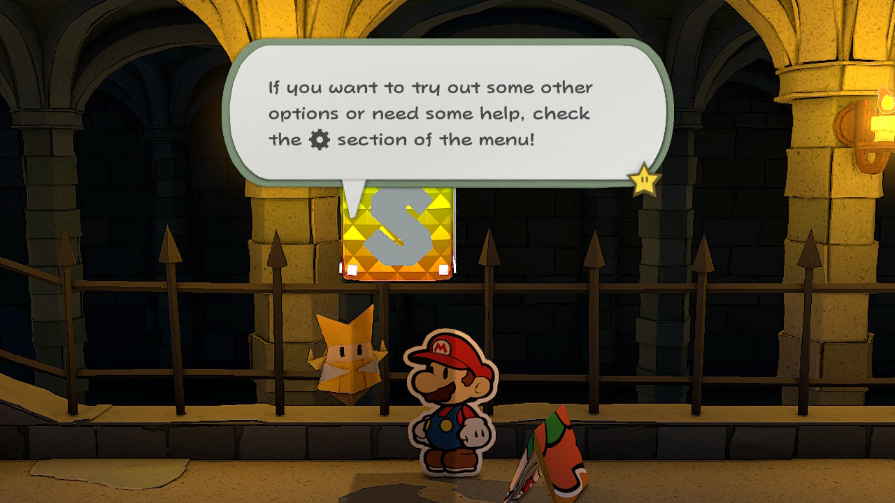 Paper Mario Origami King Motion Controls