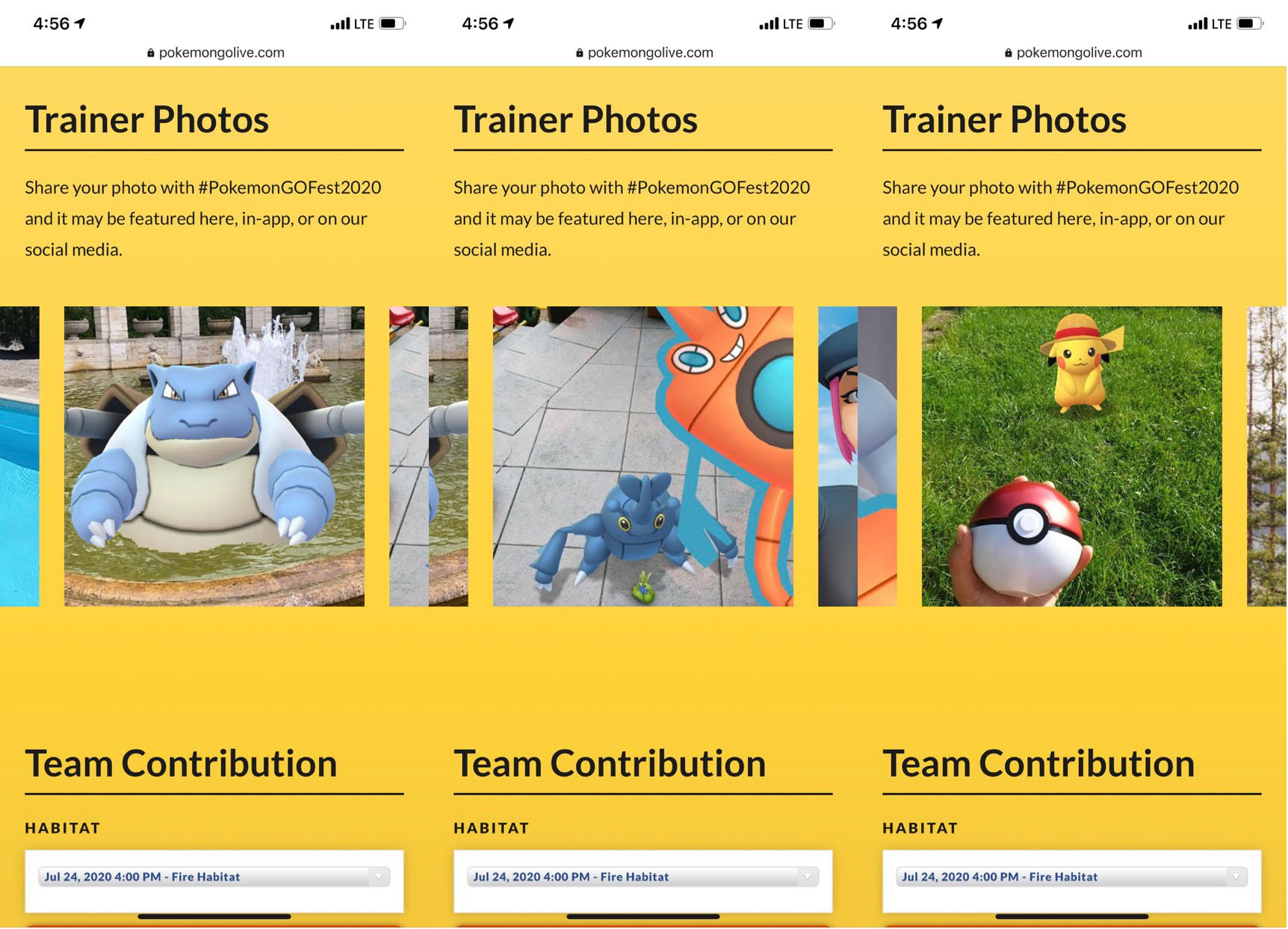 Pokemon Go Fest Screenshots Trainer Photos Lounge