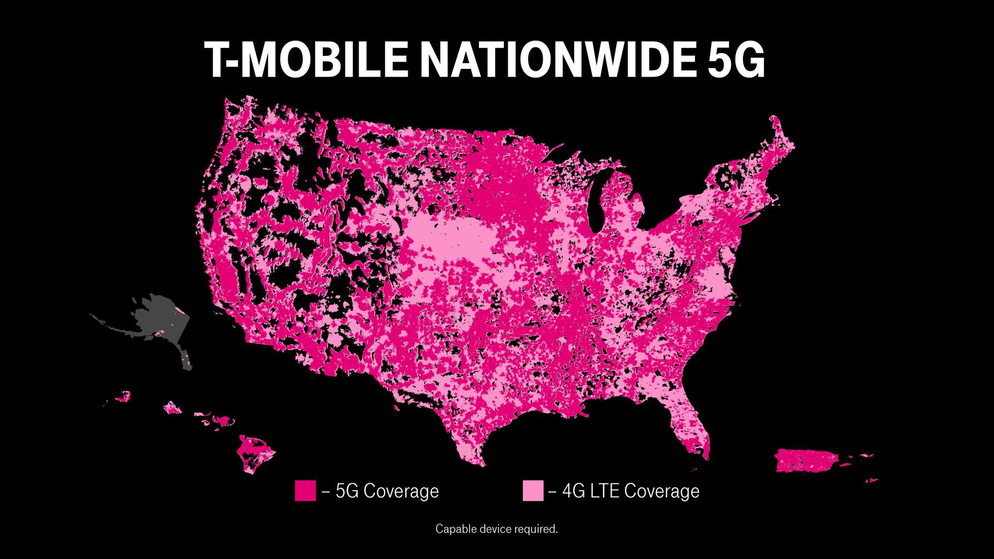 T-Mobile 5G Coverage Map