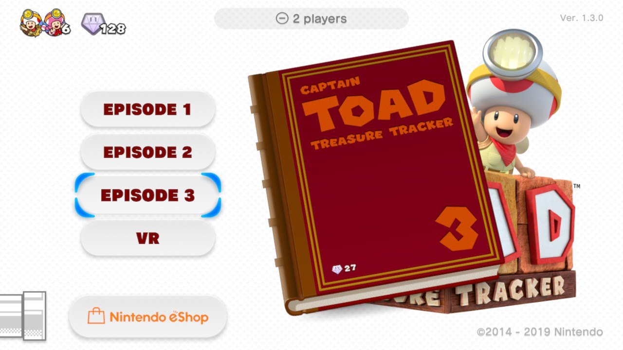 Captain Toad Treasure Tracker Episodes