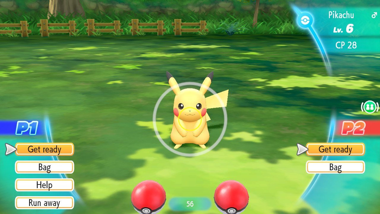 Pokemon Lets Go Catching Pikachu