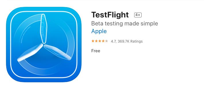 Testflight App Store Entry