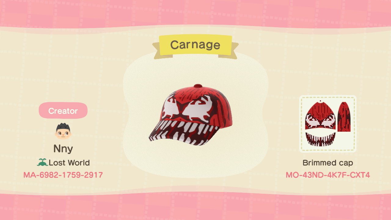 acnh carnage hat
