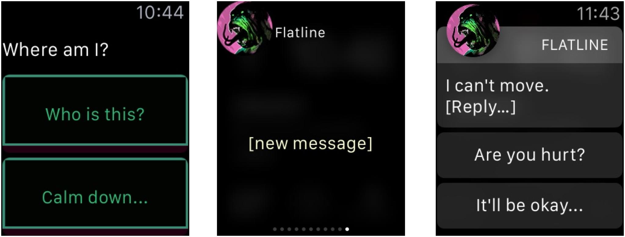 Lifeline Flatline Screens